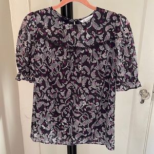 Paisley Print Blouse